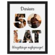 prezent na 50 urodziny z imieniem personalizowany dyplom w ramce wszystkiego najlepszego