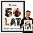 prezent na 50 urodziny z imieniem personalizowany dyplom w ramce wszystkiego najlepszego
