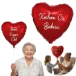 prezent na dzien babci balon foliowy kocham cie babciu imiona wnukow czerwony dekoracja 18