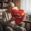 prezent na dzien babci balon foliowy kocham cie dziadku imiona wnukow czerwony dekoracja
