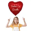 prezent na dzien babci balon foliowy kocham cie dziadku imiona wnukow czerwony dekoracja