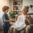 prezent na dzien babci fartuch kucheny z imieniem kochana babcia personalizowany