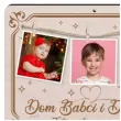 prezent na dzien babci i dziadka drewniana tabliczka ramka na zdjecia dom babci i dziadka