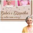prezent na dzien babci i dziadka drewniana tabliczka ramka na zdjecia dom babci i dziadka