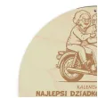 prezent na dzien babci i dziadka drewniany kalendarz z nadrukiem motocykl 28x32 cm
