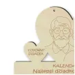 prezent na dzien babci i dziadka drewniany kalendarz z nadrukiem najlepsi dziadkowie na wiecie