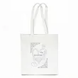 prezent na dzien babci materialowa torba na zakupy do pomalowania diy 40x35 cm