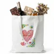 prezent na dzien babci materialowa torba na zakupy do pomalowania diy 40x35 cm