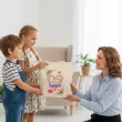 prezent na dzien babci materialowa torba na zakupy do pomalowania diy 40x35 cm