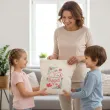 prezent na dzien babci materialowa torba na zakupy do pomalowania diy 40x35 cm