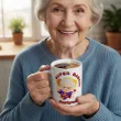 prezent na dzien babci urodziny kubek personalizowany super babcia imie 330 ml