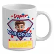 prezent na dzien chlopaka dla kolegi z klasy szkoly kubek z imieniem super chlopak bialy 330 ml