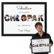 prezent na dzien chlopaka fotoramka z imieniem najlepszy chlopak personalizacja certyfikat a3