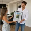 prezent na dzien chlopaka ramka z imieniem dziennik najlepszy chlopak gazeta certyfikat a3