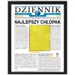 prezent na dzien chlopaka ramka z imieniem dziennik najlepszy chlopak gazeta certyfikat a3