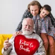 prezent na dzien dziadka balon foliowy kocham cie dziadku czerwony dekoracja 18 hrt