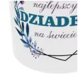 prezent na dzien dziadka urodziny kubek personalizowany najlepszy dziadek imie 330 ml