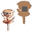 prezent na dzien dziecka urodziny magnes na lodowke brainrot ballerina cappuccina tik tok