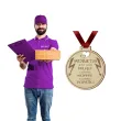 prezent na dzien kobiet drewniany medal kobieta jest jak prad 72 mm 1 szt