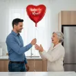 prezent na dzien matki 26 maja urodziny balon foliowy serce kocham cie mamo czerwony 18