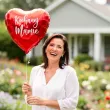prezent na dzien matki 26 maja urodziny balon foliowy serce kochanej mamie czerwony 18