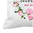 prezent na dzien matki poszewka na poduszke najlepsza mama na swiecie roze 40 x 40 cm