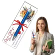 prezent na dzien nauczyciela zakladka z dlugopisem dzien edukacji narodowej 18x6 cm