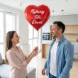 prezent na dzien ojca balon foliowy z imieniem najlepszy tata personalziowany dekoracja