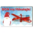 prezent na swieta boze narodzenie mikolajki karnet na banknot bon slepy mikolaj