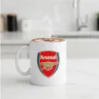 prezent na urodziny dla kibica pilkarza kubek pilka nozna arsenal personalizacja