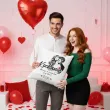 prezent na walentynki poszewka na poduszke zawsze bede przy tobie dla niej dla niego 40 cm