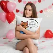 prezent na walentynki poszewki na poduszke zakochane kotki zestaw matching rocznica 40 cm x2