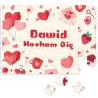 prezent na walentynki rovznice puzzle serca kocham cie personalizacja 88 elementow