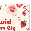prezent na walentynki rovznice puzzle serca kocham cie personalizacja 88 elementow