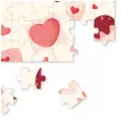 prezent na walentynki rovznice puzzle serca kocham cie personalizacja 88 elementow