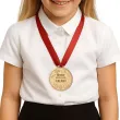 prezent na zakonczenie roku szkolnego drewniany medal ukonczenie 1 klasy upominek