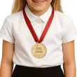 prezent na zakonczenie roku szkolnego drewniany medal ukonczenie 2 klasy upominek