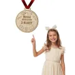 prezent na zakonczenie roku szkolnego drewniany medal ukonczenie 3 klasy upominek