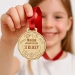 prezent na zakonczenie roku szkolnego drewniany medal ukonczenie 3 klasy upominek