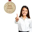 prezent na zakonczenie roku szkolnego drewniany medal ukonczenie 8 klasy upominek
