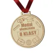 prezent na zakonczenie roku szkolnego drewniany medal ukonczenie 8 klasy upominek