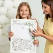 prezent pamiatka pierwszej komunii swietej ksiega gosci w ramce wrzutka eukaliptus beauty xl