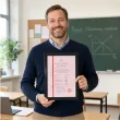 prezent personalizowany dla nauczyciela na zakonczenie roku swiadectwo szkolne dyplom w ramce a4