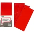 przekladki kartonowe do segregatora czerwowe d rect 100 szt
