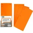 przekladki kartonowe do segregatora pomaranczowe d rect 100 szt