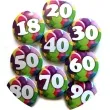 przypinka 18 urodziny okragla kolor mix 56 mm
