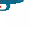 psikawka galaktyczny pistolet granatowo zielony arpex 17cm
