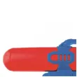 psikawka nieziemski pistolet xxl granatowo czerwony arpex 41cm