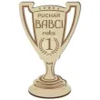 puchar babcia roku drewniany 92 x 135 mm
