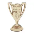 puchar dla bombowego emeryta drewniany 92 x 135 mm